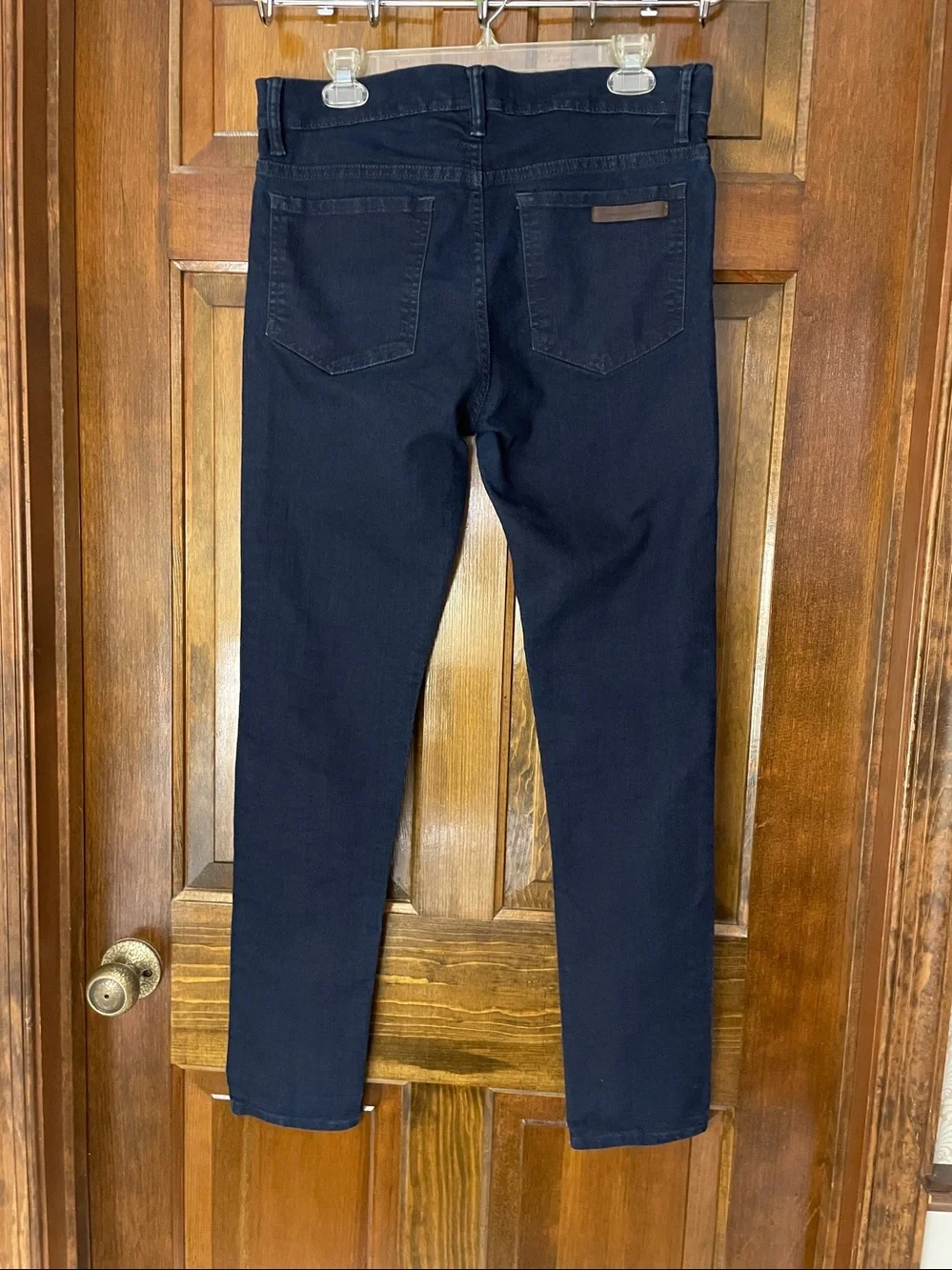 Herencia Argentina men’s designer jeans, dark blue, straight leg, 34 x 30